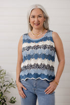 Coastal Breeze Crochet Tank image 1