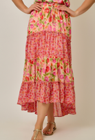 Blossom Patch Tiered Midi Skirt Test image 1